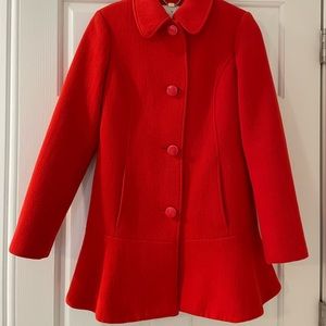 Kate Spade Flounce Coat size small